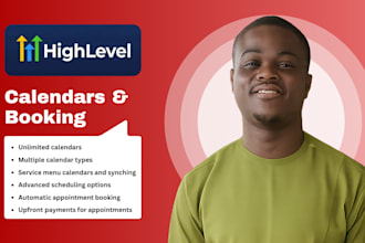 setup high converting booking and calendar system in gohighlevel ghl automation