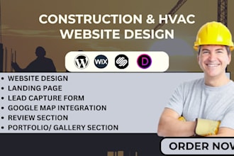 do hvac plumbing website contractor website roofing website construction website