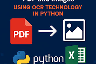 extract text from PDF using ocr technology in python