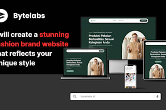 build a stunning fashion website for your brand