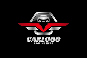 do modern auto modify, car racing and car logo design