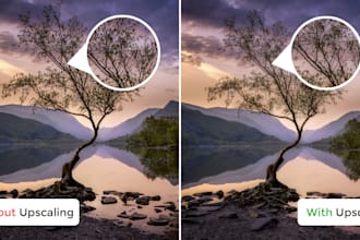 upscale your image using topaz gigapixel at any resolution