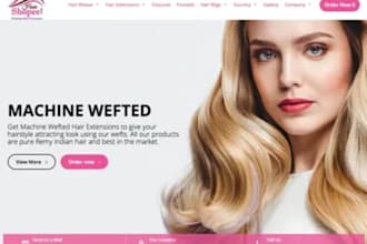 build human hair extension website hair extension shopify store hair product web