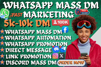 send whatsapp mass dm telegram mass dm whatsapp promotion, bulk message