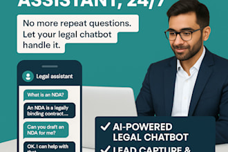 build a legal chatbot for your website or startup
