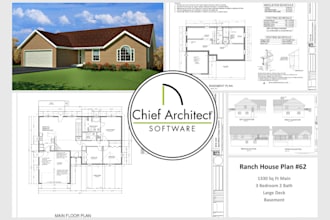 draft city permit architectural drawing, 2d floor plan chief architect, autocad