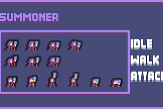 create a pixel art game character for you