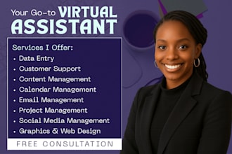 social media manager personal administrative executive virtual assistant
