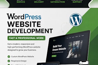 build a modern wordpress website for technical services