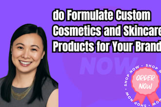 do formulate custom cosmetics and skincare products for your brand