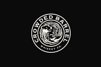 design icon aesthetics distillery logo