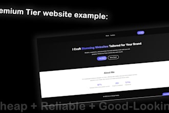 make a premium website for you with a premium quality design