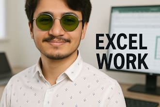 do accurate data entry work,clean,format,merage,excel data