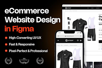 design a high converting online store website in figma