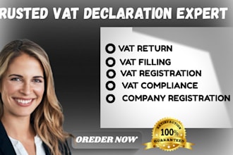 expert vat registration, filing, declaration  return services for businesses