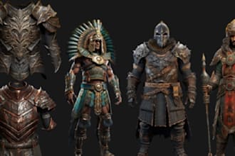 create custom skyrim armor, skyrim model, fallout mod, 3d model and mod asset