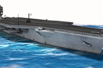 do 3d warship model 3d military ship model submarine animation, car, truck mode