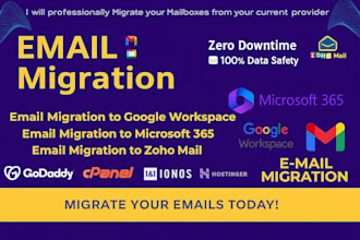 migrate your mailboxes to google workspace  or  microsoft 365