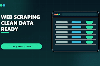 scrape websites and deliver clean structured data