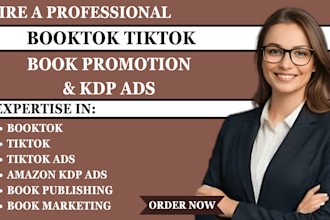do viral booktok tiktok, book promotion, ebook marketing, tiktok ads and kdp ads