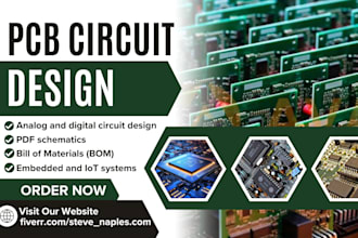 do pcb design and layout,3d model on easyeda,altium,kicad,ic design with cadence