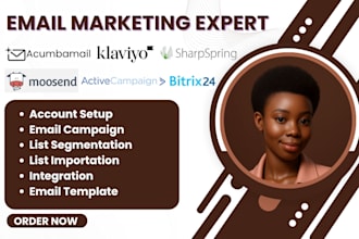 do klaviyo survey sharpspring acumbamail bitrix24 moosend email automation