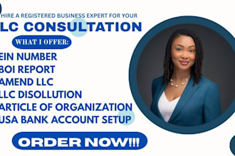register US llc close ein dissolve llc itin, boi report and register trademark