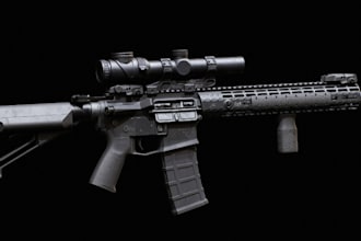 create 3d gun for game, 3d texture, 3d realistic weapon,uv unwrap, 3d game asset