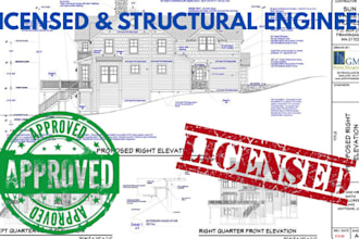 licensed architect, structural engineer pe stamp in texas alabama south carolina