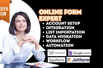 create pandadoc google forms typeform data population integration jotform qwilr