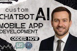 develop ai chatgpt mobile app or website ai saas app ai chatbot ai software