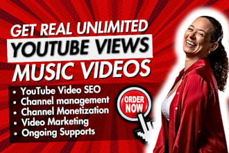 organic music youtube video promotion, song blog promotion, channel monetization