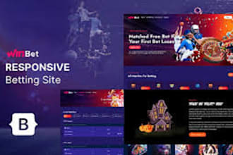build website defi dex ico launchpad presale staking dao bet bridge website