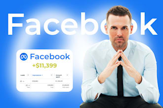 setup and manage facebook ads, fb meta advertising campaign for sales and leads