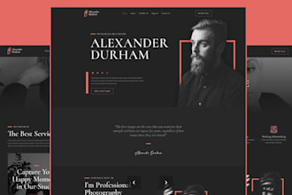 build personal portfolio website, blog or business website