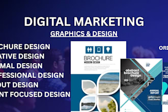 do clean, industrial event tech academic digital brochures in indesign