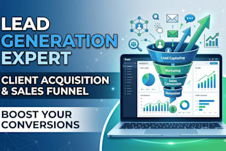 do lead generation, lead nurturing, client acquisitions, sales and conversion