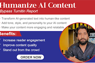 edit, rewrite, and humanize ai chatgpt and deepseek content in 12 hours