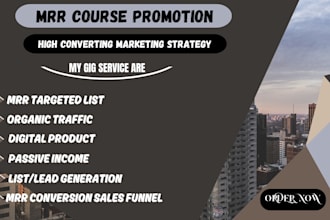 promote master resell right courses with email marketing, campaign, sales funnel
