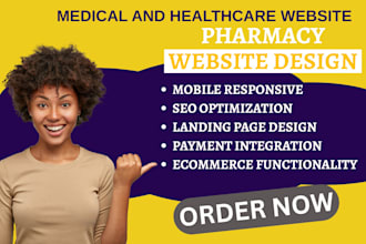 build pharmacy website for your pharmaceutical company using wordpress