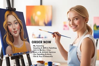 bring your imagination to life through traditional painting