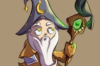 create a cartoon character in style of chibi