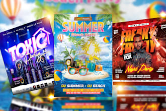 do party, dj flyer, club, party, hip hop, motion, event flyer, nightclub flyer