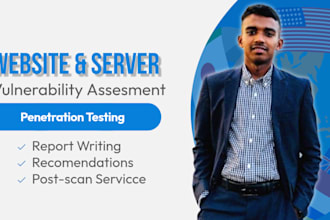 test your website and web server by penetration testing