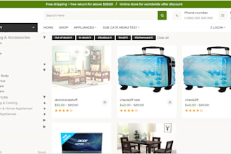 build a laravel ecommerce site with admin panel