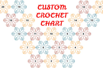 create professional crochet charts for your patterns