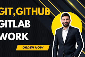 do anything related to git,github,bitbucket,gitlab