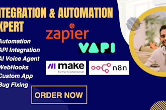 zapier make com automation vapi ai webhook n8n retell ai calling agent cold