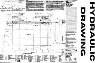 do 2d 3d hydraulics design calculations for sprinkler water supply and fire plan