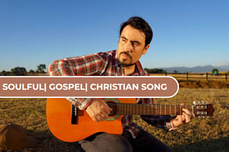 be your christian gospel singer ccm songwriter soulful worship song male singer